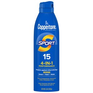 Coppertone SPORT Continuous Sunscreen Spray Broad Spectrum, SPF 15, 5.5 Oz , CVS