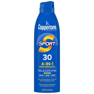 Coppertone SPORT Continuous Sunscreen Spray Broad Spectrum SPF 30, 5.5 Oz , CVS