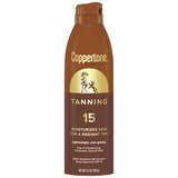 Coppertone Tanning Defend & Glow Sunscreen Continuous Spray Broad Spectrum, 5.5 OZ, thumbnail image 1 of 9