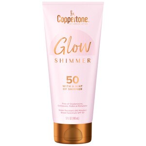 Coppertone Glow with Shimmer Broad Spectrum Sunscreen Lotion, , 5 OZ