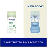 Coppertone Pure & Simple SPF 50 Sunscreen Lotion, thumbnail image 3 of 9