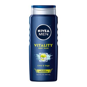 NIVEA MEN Vitality - Gel de baño, 16.9 oz