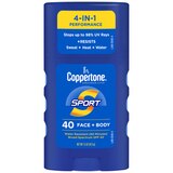 Coppertone SPORT Sunscreen Stick Broad Spectrum SPF 50, 1.5 OZ, thumbnail image 1 of 2