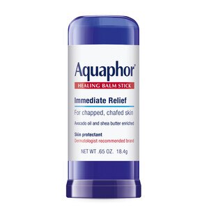 Aquaphor Healing Balm Stick for Immediate Relief, Skin Protectant, 0.65 OZ