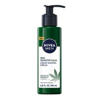 NIVEA Men Sensitive Calm Liquid Shaving Cream with Hemp Seed Oil & Vitamin E