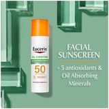 Eucerin Sun Oil Control SPF 50 Face Sunscreen Lotion, 2.5 OZ, thumbnail image 5 of 9