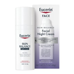 Eucerin Skin Balance Facial Night Cream, 1.7 OZ