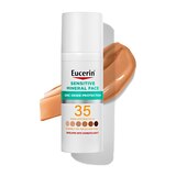 Eucerin Sun Tinted Mineral Face Sunscreen Lotion, SPF 35, 1.7 oz, thumbnail image 1 of 13