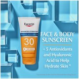 Eucerin Sun Advanced Hydration SPF 30 Sunscreen Lotion, 5 Fl Oz Tube, 5 Fl Oz, thumbnail image 4 of 10