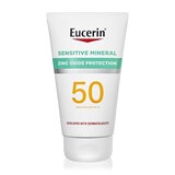 Eucerin Sun Sensitive Mineral Sunscreen Lotion SPF 50, 4 Fl Oz Tube, 4 Fl Oz, thumbnail image 1 of 12