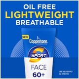 Coppertone Sport Face Sunscreen Lotion SPF 60+, thumbnail image 4 of 11