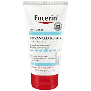 Eucerin Advanced - Crema reparadora para manos, loción para manos de absorción rápida, usar después de lavarse las manos, 2.7 oz
