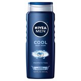 NIVEA Men Cool Body Wash, Menthol & Yuzu, 16.9 oz, thumbnail image 1 of 7