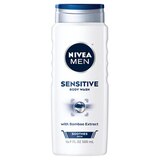 NIVEA MEN Sensitive 3-in-1 Body Wash, thumbnail image 1 of 8