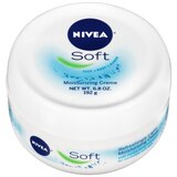 NIVEA Soft Moisturizing Creme Body, Face and Hand Cream, 6.8 OZ, thumbnail image 1 of 8