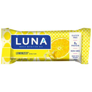 Luna Lemon Zest - Barras nutritivas para mujeres