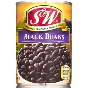 S&W Black Beans - 15 Oz , CVS