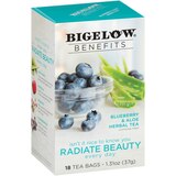 Bigelow Benefits Blueberry and Aloe Herbal Tea, 18 ct, thumbnail image 1 of 3