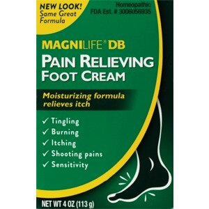 Magnilife DB Pain Relieving Foot Cream, 4 OZ