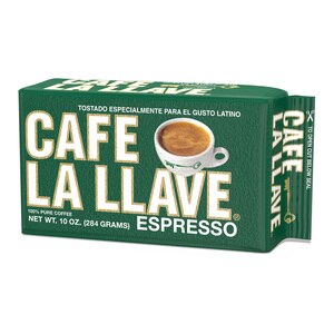 Cafe La Llave Espresso Dark Roast Coffee, 10 oz