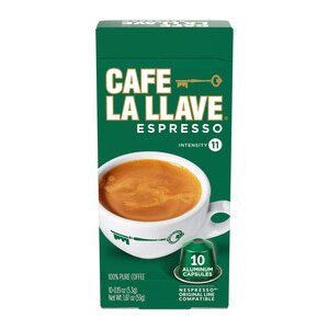 Cafe La Llave Espresso Aluminum Capsules, 10 Ct, 1.87 Oz , CVS