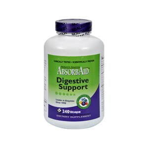 Nature's Sources Absorbaid - Cápsulas digestivas vegetarianas, 240 u.