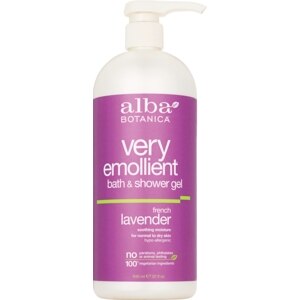  Alba Botanica Very Emollient Bath & Shower Gel, French Lavender 