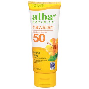 Alba Botanica Broad Spectrum Sunscreen, SPF 50, Hawaiian Island Vibe, 3 Fl Oz - 0.125QT , CVS