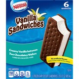 Nestle Vanilla Frozen Dairy Dessert Sandwiches, 6ct, thumbnail image 3 of 6