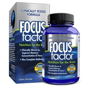 Focus Factor Brain Nutrition Tablets, 90 CT