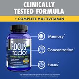 Focus Factor Brain Nutrition Tablets, 90 CT, thumbnail image 2 of 9