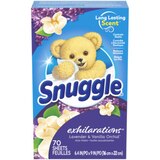 Snuggle Exhilarations Fabric Softener Sheets, Lavender & Vanilla Orchid, 70 ct, thumbnail image 1 of 5