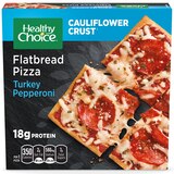 Healthy Choice Turkey Pepperoni Cauliflower Crust Flatbread Pizza, 6 oz, thumbnail image 1 of 4