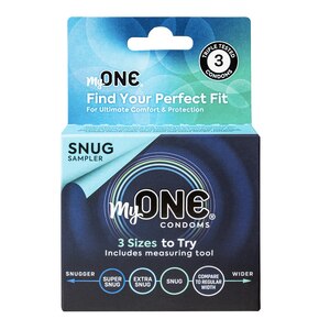 MyONE Custom Fit, Snug Condom Sampler, 3 CT