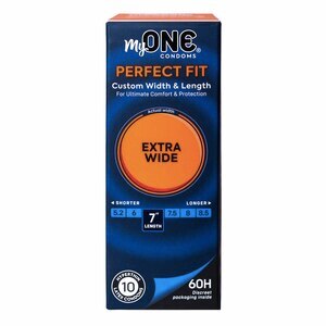 MyONE Custom Fit, EXTRA WIDE Condoms FitCode 60H, 10 Ct , CVS