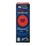 MyONE Custom Fit, Super Wide, Long Condoms, 64L, 10 CT, thumbnail image 1 of 4