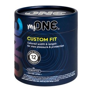 MyONE Custom Fit Condoms - 57E: Wide (57), Length 5.6 (E) - 12 Ct , CVS