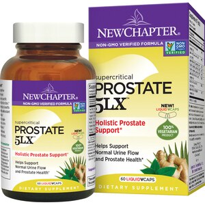 New Chapter Prostate 5LX - Cápsula vegetariana para la salud integral de la próstata, 60 u.