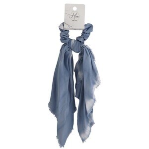  Hive and Co. Blue Scarf Scrunchie 