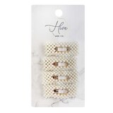 Hive and Co. Faux Pearl Snap Hair Clips, thumbnail image 1 of 2