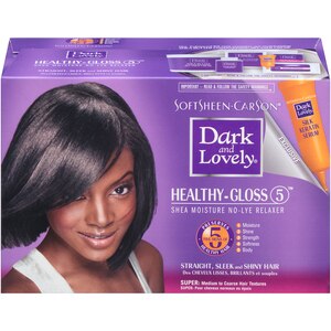SoftSheen-Carson Dark & Lovely Healthy-Gloss 5 - Alisador hidratante sin lejía, con karité