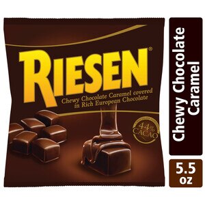 Riesen Chocolate Covered Chewy Caramel Candy, 5.5 OZ