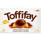 Toffifay Hazelnut Chocolate Caramel Candy Box, 3.4 oz, thumbnail image 1 of 6