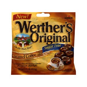 Werther's Original Hard Sugar Free Caramel Coffee Candy, 2.75 OZ