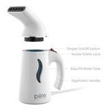Pure Enrichment PureSteam Portable Fabric Steamer, thumbnail image 5 of 8