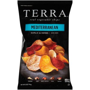 Terra Chips Terra Mediterranean Garlic & Herbs Real Vegetable Chips, 5 Oz , CVS