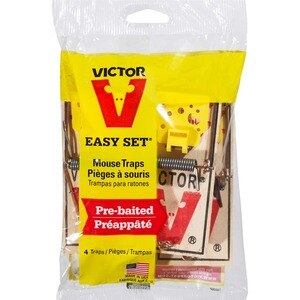 Victor Easy Set - Trampas para ratas, paquete de 4