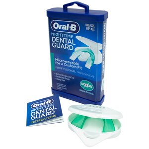Oral-B Nighttime Dental Guard, Less Than 3-Minutes for Custom Teeth Grinding Protection with Scope Mint Flavor