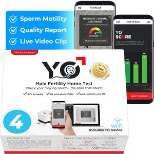 YoHome YO Home Sperm Test for Apple iPhone, Android, MAC and Windows PCs - Includes 4 Tests | CVS