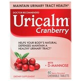 Uricalm Cranberry Daily Dietary Supplement Chewable Tablets, 60 CT, thumbnail image 1 of 4